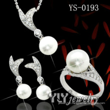 925 Sterling Silver Freshwater Pearl Set (YS-0193)